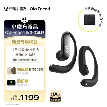 单耳6.6g同类最轻！字节豆包推出首款AI智能体耳机Ola Friend：1199元