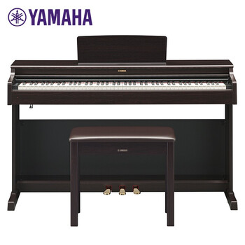 雅马哈（YAMAHA）YDP164R棕色数码电钢琴88键重锤立柜家用数码钢琴成年专业考级 