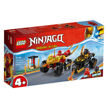 LEGO 乐高 积木幻影忍者71789凯与拉斯汽车摩托大战4岁+玩具生日礼物上新母婴玩具类商品-全利兔-实时优惠快报