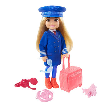 芭比(Barbie)女孩礼物过家家玩具芭比娃娃洋娃娃-小凯莉角色扮演系列（随机发货1款）GTN86