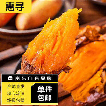 有券的上：惠寻 山东烟薯25号红薯净重5斤 单果300g以下全利兔-实时优惠快报
