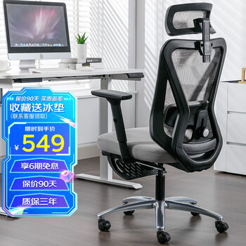 京东PLUS：DOWINX LS-2023-1人体工学椅子电脑椅 脚踏+3D扶手+4级气杆家具家装类商品-全利兔-实时优惠快报