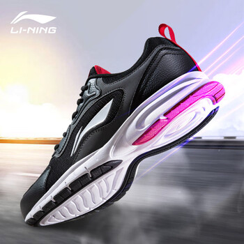 LI-NING 李宁 男鞋跑步鞋减震回弹轻便男子低帮运动鞋跑鞋运动户外类商品-全利兔-实时优惠快报