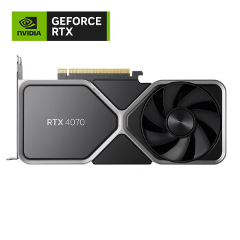 英伟达(NVIDIA)GeForce RTX 4070 Founder Edition公版显卡 全新架构 DLSS 3技术