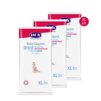 lelch 露安适 婴儿纸尿裤 XL3片母婴玩具类商品-全利兔-实时优惠快报