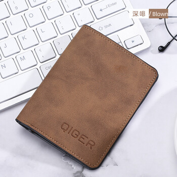QIGER 琦格尔 男士轻薄卡包 W30129全利兔-实时优惠快报