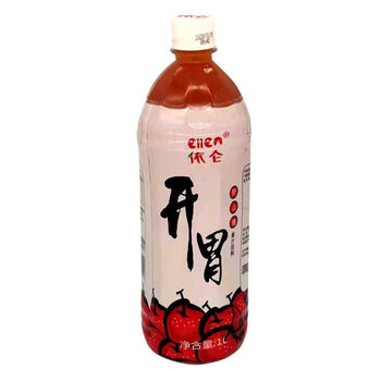 开胃饮料1l野山山楂果汁网红高颜值饮料