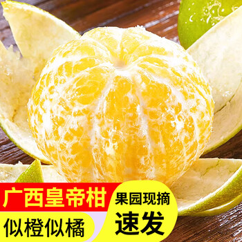 京东百亿补贴：鲜福林广西皇帝柑 当季新鲜水果正宗贡柑蜜橘桔 5斤装（25-30个）食品类商品-全利兔-实时优惠快报