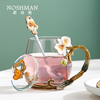 诺诗曼生日礼物女实用走心高级送闺蜜玻璃水杯女士茶杯送女朋友老婆姐姐