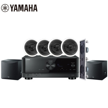 雅马哈（Yamaha）NS-IW360系列 吸顶音响 吸顶喇叭吊顶音箱 家用客厅5.2家庭影院 背景音乐音响 RX-V4A功放