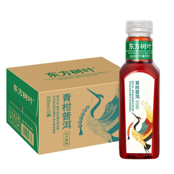 农夫山泉 东方树叶青柑普洱茶复合茶饮料 500ml*15瓶 整箱