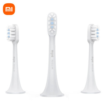 米家 小米电动牙刷头（通用型）3支装 成人声波震动牙刷头 适用于电动牙刷T300和电动牙刷T500刷头