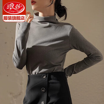 Langsha 浪莎 半高领打底衫服饰鞋包类商品-全利兔-实时优惠快报