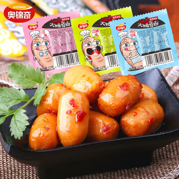 AOJINQI 奥锦奇 锅盖大拇哥肠混合口味 40袋80粒 约480g食品类商品-全利兔-实时优惠快报