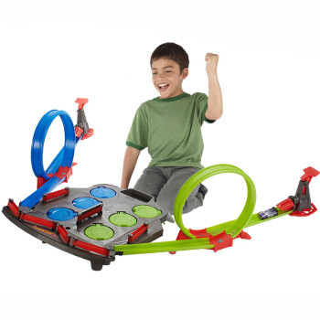风火轮(HOT WHEELS) 轨道玩具对战赛车赛道男孩生日礼物汽车模型礼盒-回弹竞技赛道套装FDF27