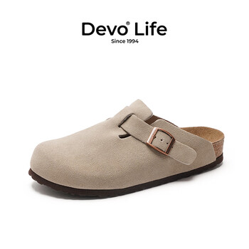Devo 的沃 LifeDevo软木鞋包头半拖鞋 断码服饰鞋包类商品-全利兔-实时优惠快报