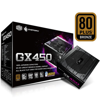 酷冷至尊（CoolerMaster）额定450W GX450游戏电脑电源（80PLUS铜牌/全日系电容/五年质保/电脑组件）