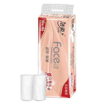 有券的上：C&S 洁柔 卷纸 加厚卫生纸 4层70g*10卷全利兔-实时优惠快报