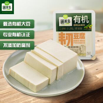 Pulmuone 圃美多 有机韧豆腐400g 豆腐汤 麻婆豆腐食材/方便菜食品类商品-全利兔-实时优惠快报