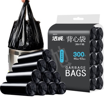 有券的上：洁成 加厚手提式垃圾袋 46*63cm*300只日用百货类商品-全利兔-实时优惠快报