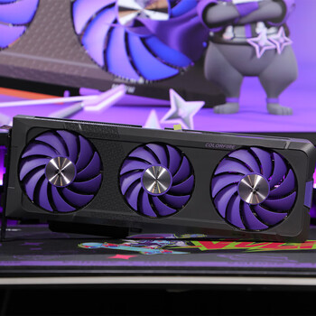 COLORFIRE GeForce RTX 4060TI 暗影紫 猫卡 16G Ai绘图 电竞游戏独立显卡 七彩虹（Colorful）旗下子品牌全利兔-实时优惠快报