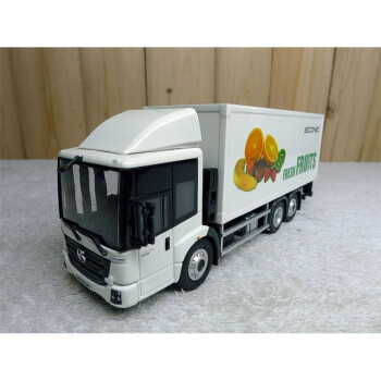 德国卡车模型50benzeconicfruits奔驰水果超市货车车模