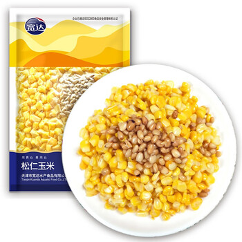 宽达 松仁玉米 400g 冷冻半成品蔬菜方便菜 水果甜玉米 健康轻食