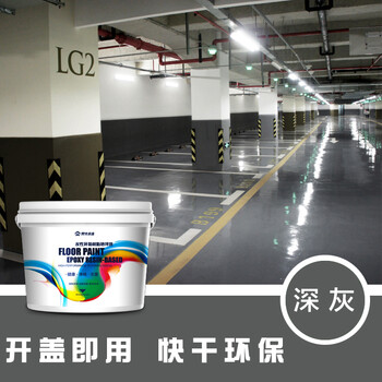 水性环氧地坪漆家用水泥地面漆耐磨地板漆仓库厂房地平漆车库路面划线