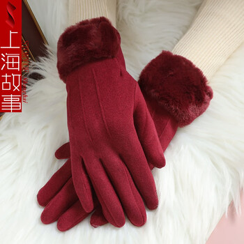 上海故事 新款加绒手套服饰鞋包类商品-全利兔-实时优惠快报