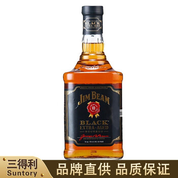 JIM BEAM 金宾 黑牌 美国 波本威士忌 43%vol 700ml食品类商品-全利兔-实时优惠快报