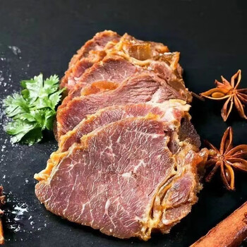 后草地五香酱牛肉  卤味熟肉熟食真空包装开袋即食 五香酱牛肉250g*4袋含料包