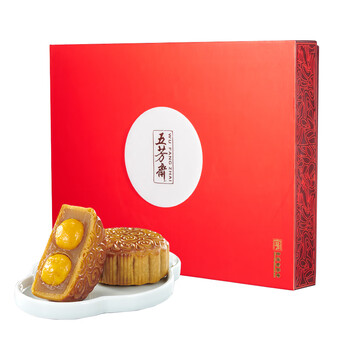 plus会员：五芳斋月饼 巧克力等五芳华礼月饼礼盒860g食品类商品-全利兔-实时优惠快报