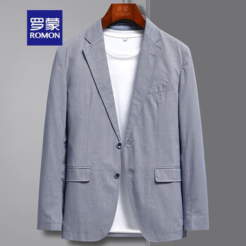 概率券、plus会员：罗蒙 休闲小西服男商务修身单西服饰鞋包类商品-全利兔-实时优惠快报