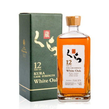 库那臧库那藏12年白橡木桶陈酿原酒700ml日本原装进口洋酒WHISKY威士忌 12年白橡木桶陈酿原酒(纸盒装）