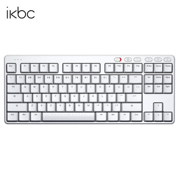 ikbc S200 87键 2.4G无线机械键盘 白色 TTC矮红轴 无光数码类商品-全利兔-实时优惠快报