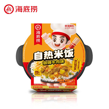 海底捞 咖喱牛肉自热米饭 272g食品类商品-全利兔-实时优惠快报