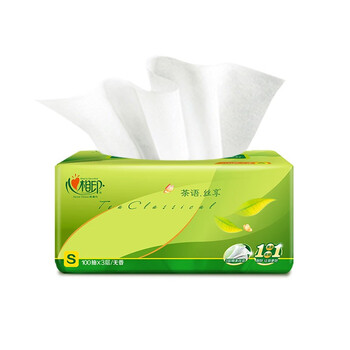 心相印 抽纸茶语纸巾卫生纸纸抽家庭装母婴适用餐巾纸擦手纸 3层100抽1包体验装全利兔-实时优惠快报