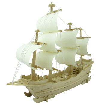 木质仿真帆船模型手工diy制作游轮船拼装木头组装的木制玩具豪华游轮