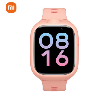 小米 MI 儿童电话手表4X 米兔学习手表 4G全网通 GPS儿童定位 高清视频 防水 超长待机 支持小爱同学 粉色