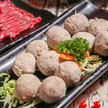 潮达祺 关东煮 潮汕手打牛肉丸鱼丸火锅丸子 空气炸锅食材 供港品质 牛肉丸500g+牛筋丸500g食品类商品-全利兔-实时优惠快报