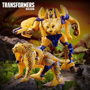 变形金刚(Transformers) 儿童男孩玩具车模型机器人手办生日六一节礼物 超能勇士复古系列 黄豹F1620(定制)