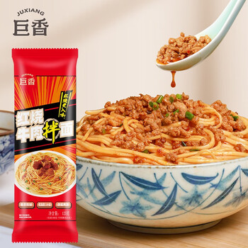 巨香 红烧牛肉拌面 125g*1袋全利兔-实时优惠快报