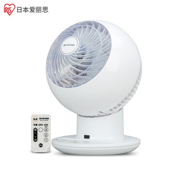 爱丽思(IRIS)日本 电风扇/空气循环扇 家用遥控定时摇头迷你小风扇 PCF-SC15C