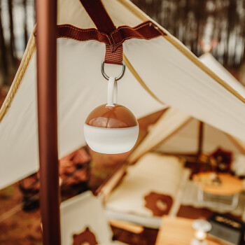 牧高笛（MOBIGARDEN） 露营野营帐篷灯USB充电式LED照明钓鱼灯 零动 NXLQI73002 栗棕色