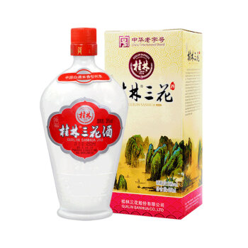 桂林三花酒 米香型 珍品米香酒 38度 450ml 单瓶装