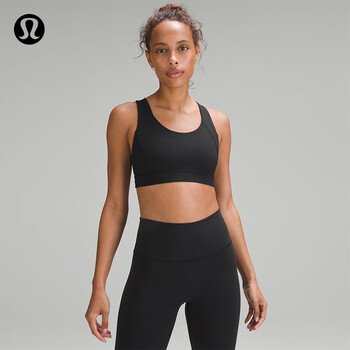 lululemon 丨Free to Be Elevated 女士运动内衣 LW2BVAS 黑色 XS运动户外类商品-全利兔-实时优惠快报