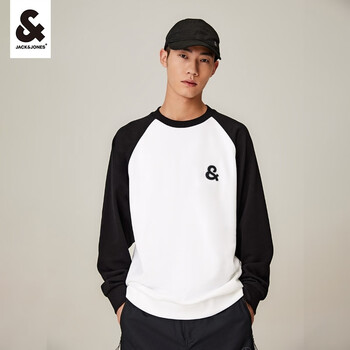杰克琼斯 秋季运动卫衣 长袖打底衫 E40 黑色服饰鞋包类商品-全利兔-实时优惠快报