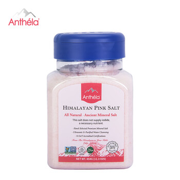 Anthela 喜马拉雅盐玫瑰粉盐 细盐454g食品类商品-全利兔-实时优惠快报