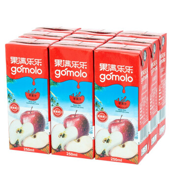 ֣gomoloк·˹ 100%ƻ֭  Сƿװ֭ 250ml*9