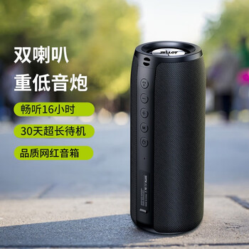 ZEALOT 狂热者 S51 双喇叭版 2.0声道 便携蓝牙音箱 黑色数码类商品-全利兔-实时优惠快报
